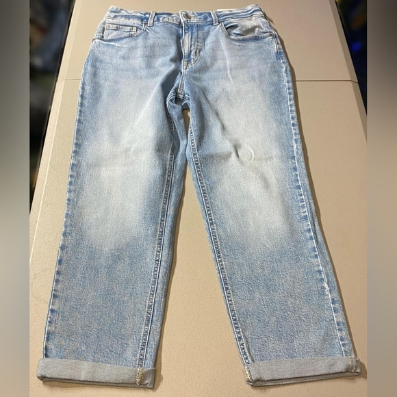 Maurices M Jeans Women's Size 10 25" Cropped Straight High Rise Comfort Stretch - Picture 1 of 7